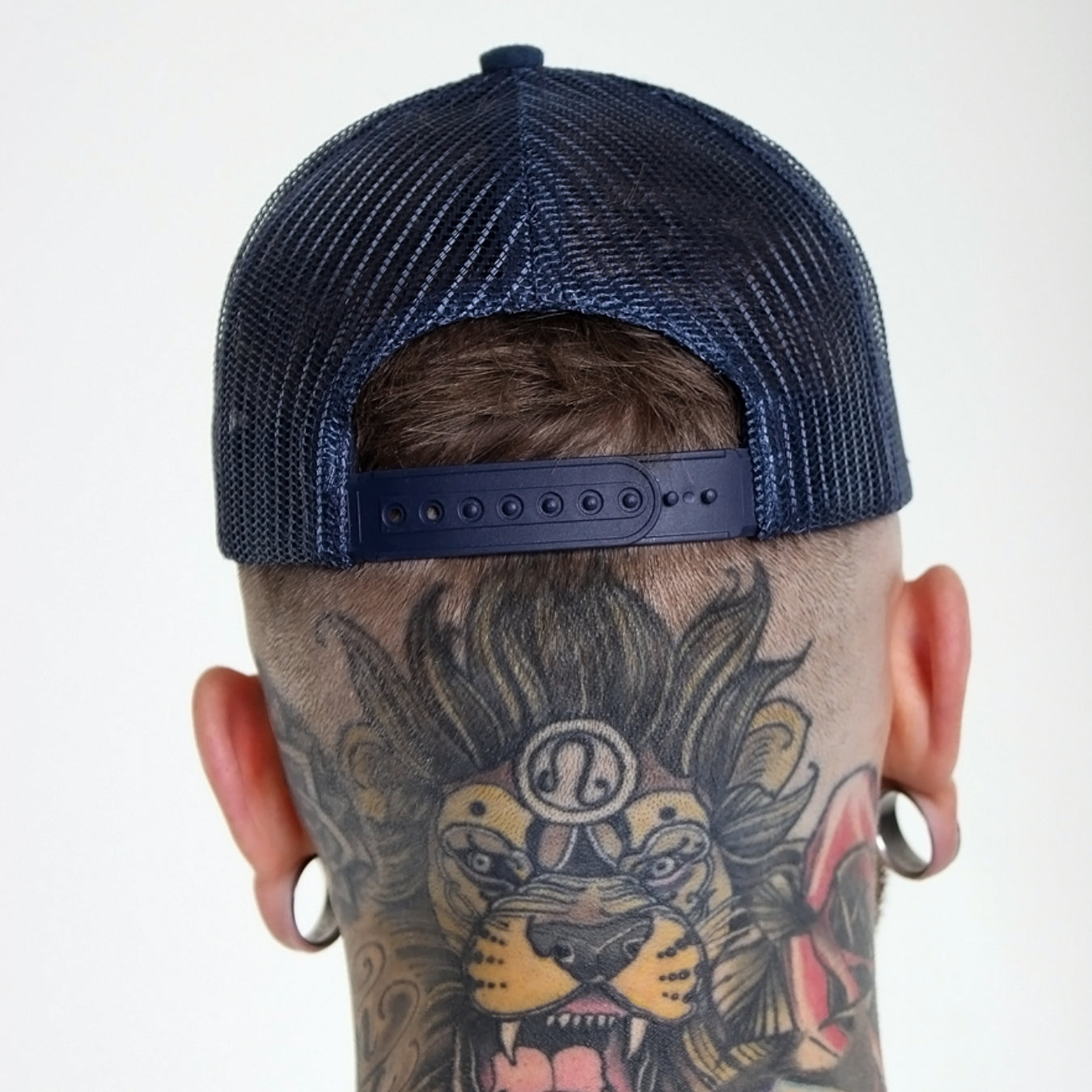 Original Signature Blue Suede Trucker Cap