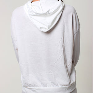 Signature White Hoodie