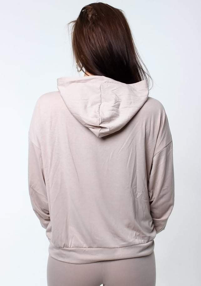 Signature Beige Hoodie